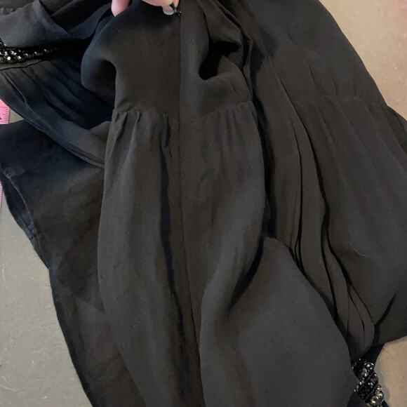 Trina Turk Black Jewel Split Sleeves Dress Size 0 - Picture 12 of 12